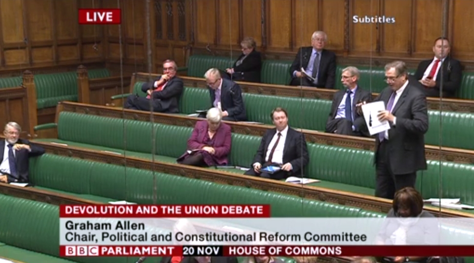 This is the one where the House tries to tie extra powers into English votes for English laws. labdevocommons